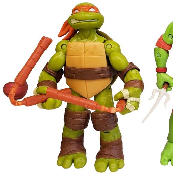 Teenage Mutant Ninja Turtles Action Figures Funko Bobblehead Raphael Bundle - Picture 8 of 11